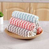 3Pcs Kitchen Cleaning Towel Multifunctional Rag Coral Velvet Dishwashing Cloth Household Kitchen Accessories Random Color 3Pcs Kitchen Cleaning Towel Multifunctional Rag Coral Velvet Dishwashing Cloth Household Kitchen Accessories Random Color