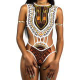 African Print Swimsuit