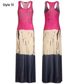 Casual Beach Pattern Maxi Dress