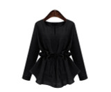 Women Long Sleeves Peplum Blous