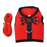 Rabbits Hamster Ferret Small Animals Vest Harness With Leash Bunny  Mesh Chest Strap Harnesses Guinea Pig  Pet Accessories 96