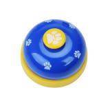 Cute Pets Feeder Call Bell Dog Ball-Shape Paws Printed Meal Feeding Educational Toy Puppy Interactive Training Tool Supply