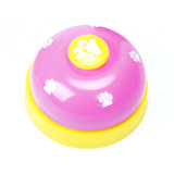 Toy Footprint Ring Small Funny Dog Training Called Pet Call Bell Dinner Puppy