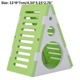 Wooden Hamster Staircase Sleeping House Golden Bear Nest Bed for Small Pets Chinchillas Guinea-pig Small Pets Cage Toys