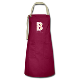 Customized Letter Cupcake Apron