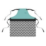 Chevron Pattern Personalized Apron