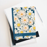 Flower Personalized Recipe Journal - Ruled Line