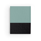 Blue and Black Personalized Cooking Journal - Ruled Line