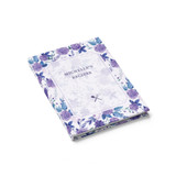 Hydrangea Personalized Recipe Journal - Ruled Line