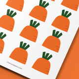 Spring Garden Carrot Cupcake Toppers (FREE) - DIGITAL FILE