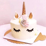 Create Your Unicorn Cake -  Large 3D Unicorn Cake Topper