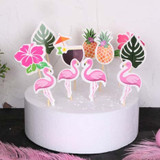 Tropical Hawaii Cupcake Toppers (Set of 24)
