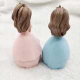 Princess Sisters Cake Topper (Pink or Blue)
