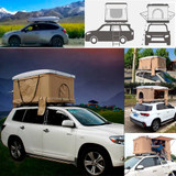 Pop Up ABS Hard Shell Aerodynamic Foldable Roof Top Tent Camping Rooftop 2.1x1.3M