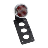 Motorcycle Horizontally Side Mount LED Tail Light Brake License Plate Bracket Taillight for Suzuki Yamaha Honda Harley Bobber Chopper