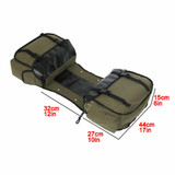 Canvas Motorcycle Saddle Bags Waterproof Saddlebags Luggage Bags Travel Knight Rider Storage Box Vintage Bag For Triumph Honda