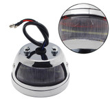 Grid Style Retro Motorcycle 12V LED Taillight W/License Light For Harley Chopper Cafe Racer Bobber Custom Brake Stop Tail Light
