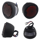 Grid Style Retro Motorcycle 12V LED Taillight W/License Light For Harley Chopper Cafe Racer Bobber Custom Brake Stop Tail Light