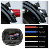 LED Tail Brake Stop Rear Turn Indicator Signal Light Lamp Taillight For Harley Softail Dyna FXDL Sportster XL FLST flasher CSV 1991-2020