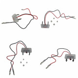 12V Universal Motorcycle License Plate White LED light Waterproof Motorcycle License Light Lamp Trailer Step Lamp