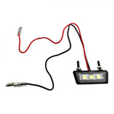 12V Universal Motorcycle License Plate White LED light Waterproof Motorcycle License Light Lamp Trailer Step Lamp