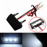 12V Universal Motorcycle License Plate White LED light Waterproof Motorcycle License Light Lamp Trailer Step Lamp