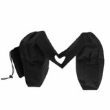 Motorcycle ATV Universal Fuel Tank Bag Luggage Saddlebag Cargo Storage Saddle Bag Black
