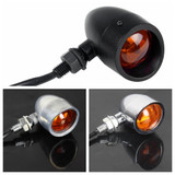 Bullet Heavy Duty Motorcycle Retro Turn Signals Light Flashers Blinkers Indicators  For Harley Cruiser Cafe Racer Chopper Bobber