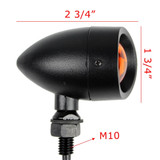 Bullet Heavy Duty Motorcycle Retro Turn Signals Light Flashers Blinkers Indicators  For Harley Cruiser Cafe Racer Chopper Bobber