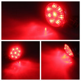 Motorcycle Bike Bates Style LED Taillight Tail Brake Light Stop Lamp For Harley Chopper Bobber Cafe Racer