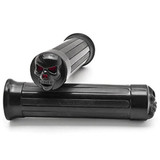 Motorcycle 1" Skull  Handlebar End Hand Grips For Harley Cruiser Chopper Bobber Cafe Racer