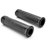 Motorcycle 1" Skull  Handlebar End Hand Grips For Harley Cruiser Chopper Bobber Cafe Racer