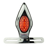 Motorcycle Cafe Racer Chopper Bobber Custom LED Vintage Teardrop Tail Light Fender Mount Tear Drop Rear Tail Brake Stop Light Lamp