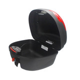 28L Motorcycle Tail box Helmet Top Case Luggage Storage Trunk Carrier Mount Rack Scooter Universal