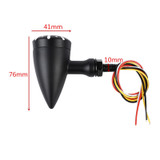 Universal Motorcycle 3 in 1 LED Turn Signal w/Taillight Indicators Light Bullet Blinker Lamp 12v for Harley Chopper Cruiser Bobber Cafe Racer