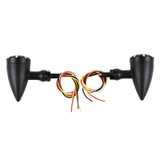 Universal Motorcycle 3 in 1 LED Turn Signal w/Taillight Indicators Light Bullet Blinker Lamp 12v for Harley Chopper Cruiser Bobber Cafe Racer