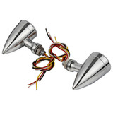 Motorcycle Flashing 3 in 1 LED Turn Signals w/Taillight Indicators Brake Blinker Light For Harley Cruiser Chopper Bobber Cafe Racer