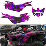 Can-Am BRP Maverick X3/X DS/ X RS 2016-2018 Graphics Kit Utv Side X Side Backgrounds Stickers Decals Custom