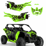 Can-Am BRP Maverick X3/X DS/ X RS 2016-2018 Graphics Kit Utv Side X Side Backgrounds Stickers Decals Custom