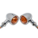 3 in 1 LED Turn Signal Blinker Indicator w/Taillight Brake Light Universal Harley Chopper Bobber Cafe Racer Custom Cruisers Triumph