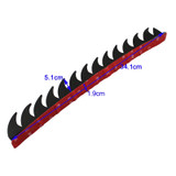 Dirt bike Scooter Motorcross Skate Boarding Snowmobile ATV UTV Motorbike Rubber Helmet Mohawks spikes Sawblade