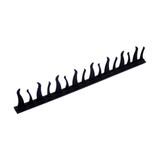 Pazoma Dirt Biker Helmets Mohawks Sticker Spikes Motorbike Rubber Stick Capacete Decoration Fire style