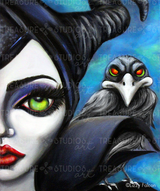 Maleficent by Lizzy Falcon | Diamond Painting
