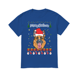 Merry Christmas German Shepherd - Men's T-Shirt