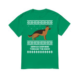 German Shepherd Through The Snow - Men's T-Shirt