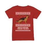 German Shepherd Through The Snow - Women's T-shirt