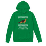 German Shepherd Through The Snow - Unisex Hoodie
