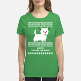 Westie Through The Snow  - Premium Women's T-shirt