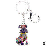 Lou Schnauzer Keychain