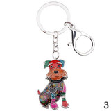 Lou Schnauzer Keychain